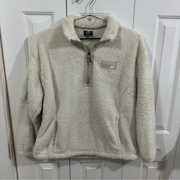 New Balance Tops - New Balance Sherpa Half Zip Sweater